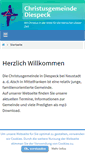 Mobile Screenshot of christusgemeinde.com